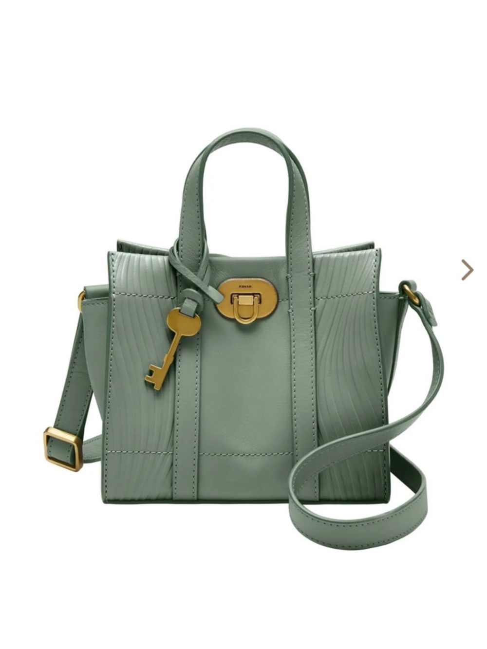 FOSSIL Mini Carmen Sage Green Handbag